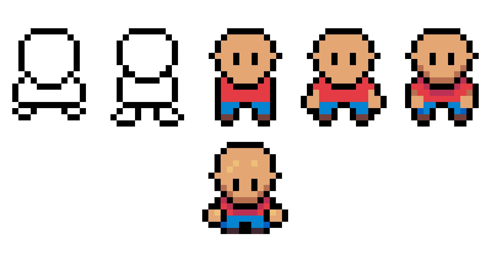 GameDev Blog # 1 - Creating pixel art for a top-down runner mobile game